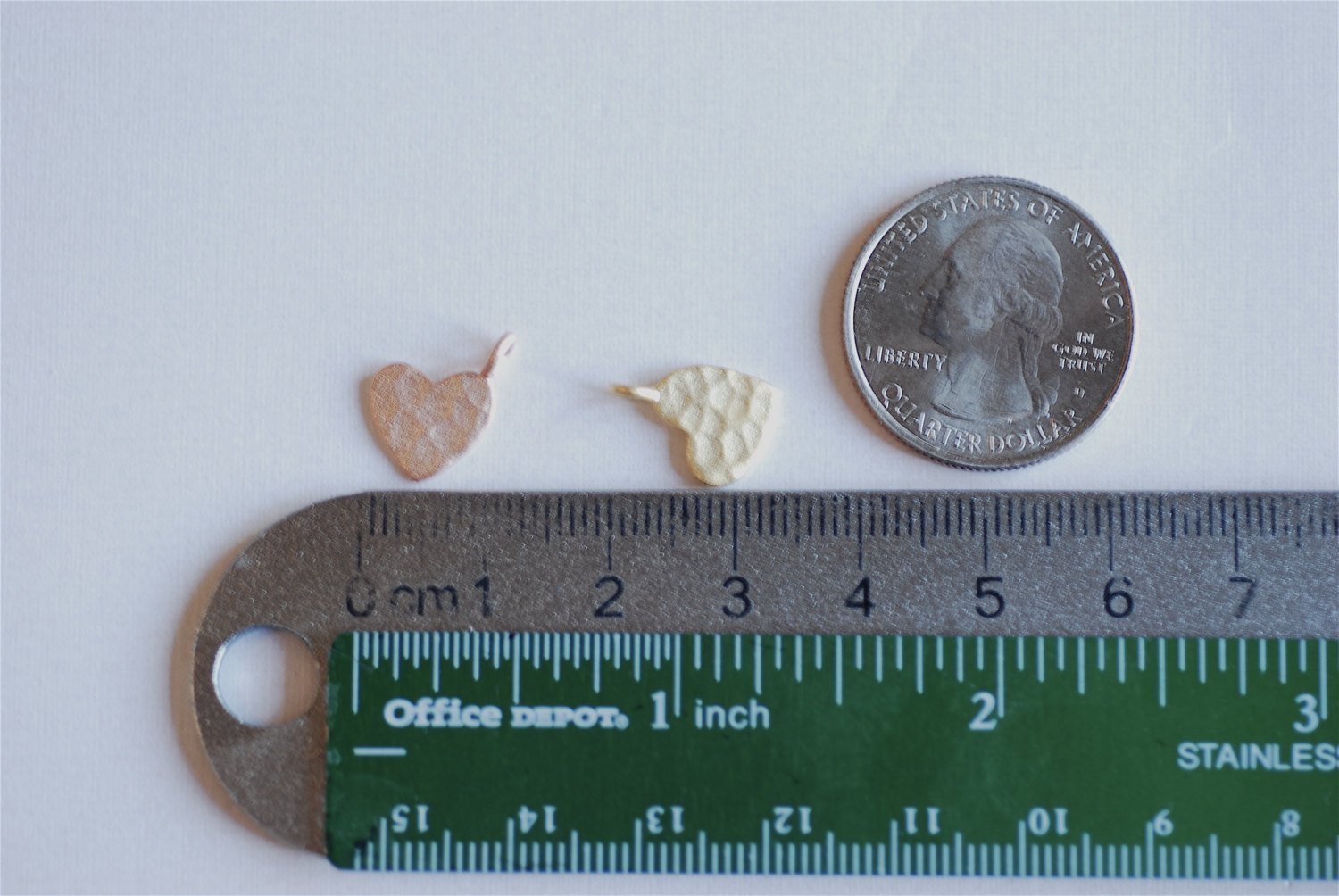 Sterling Silver Hammered Heart Charm- 925 Sterling Silver Heart Charm Pendant, Medium Silver Heart Charm, Stamping Heart, Wholesale - HarperCrown