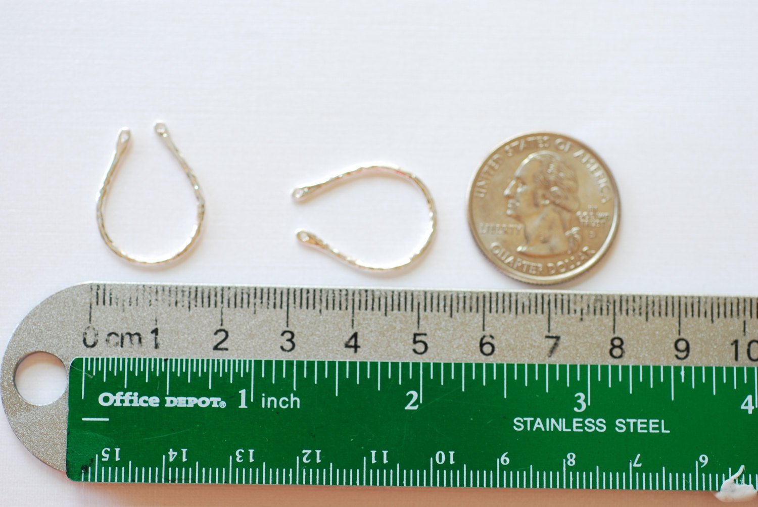 Sterling Silver Hammered Horseshoe Charm Connector- 925 Silver Horseshoe Pendant, Lucky Horseshoe, Silver Horseshoe Charm, Beads, 261 - HarperCrown