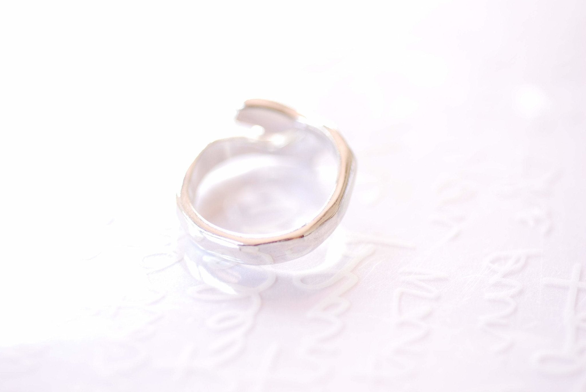 Sterling Silver or Gold Hand Hugging Ring, Embrace Ring, Adjustable Ring, Statement Ring Hand Hug Ring Love Ring Ring for Him or Her - HarperCrown