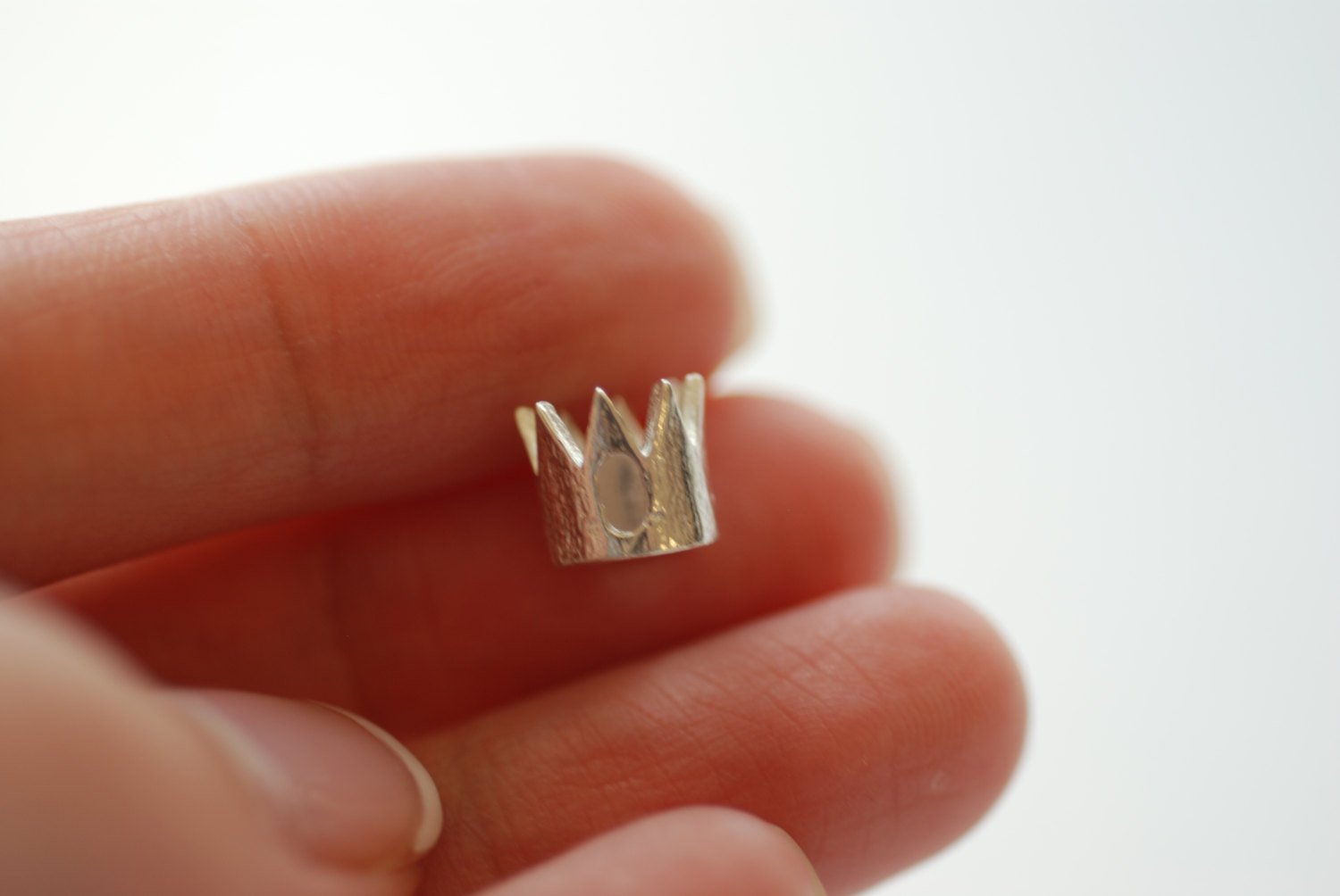 Sterling Silver Princess Prince Crown Charm- sterling silver crown charm sterling silver crown pendant 925 sterling silver - HarperCrown