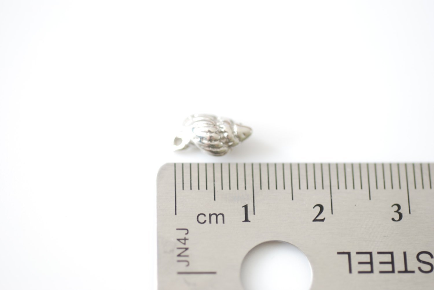 Sterling Silver Sea Shell Conch Shell Charm Pendant- 925 Sterling SIlver Sea Life Shell Pendants, Silver Shell Charm, Silver Hermit Shell - HarperCrown