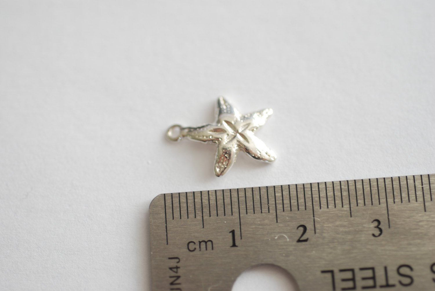 Sterling Silver Starfish Charms -925 sterling silver starfish, Vermeil Sea Life Charm, Vermeil Gold Starfish, Silver Starfish Charm, 103 - HarperCrown