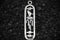 "Success" Cartouche Hieroglyph Ancient Egyptian Charm | 925 Sterling Silver, Oxidized or 18K Gold Plated | Jewelry Making Pendant - HarperCrown