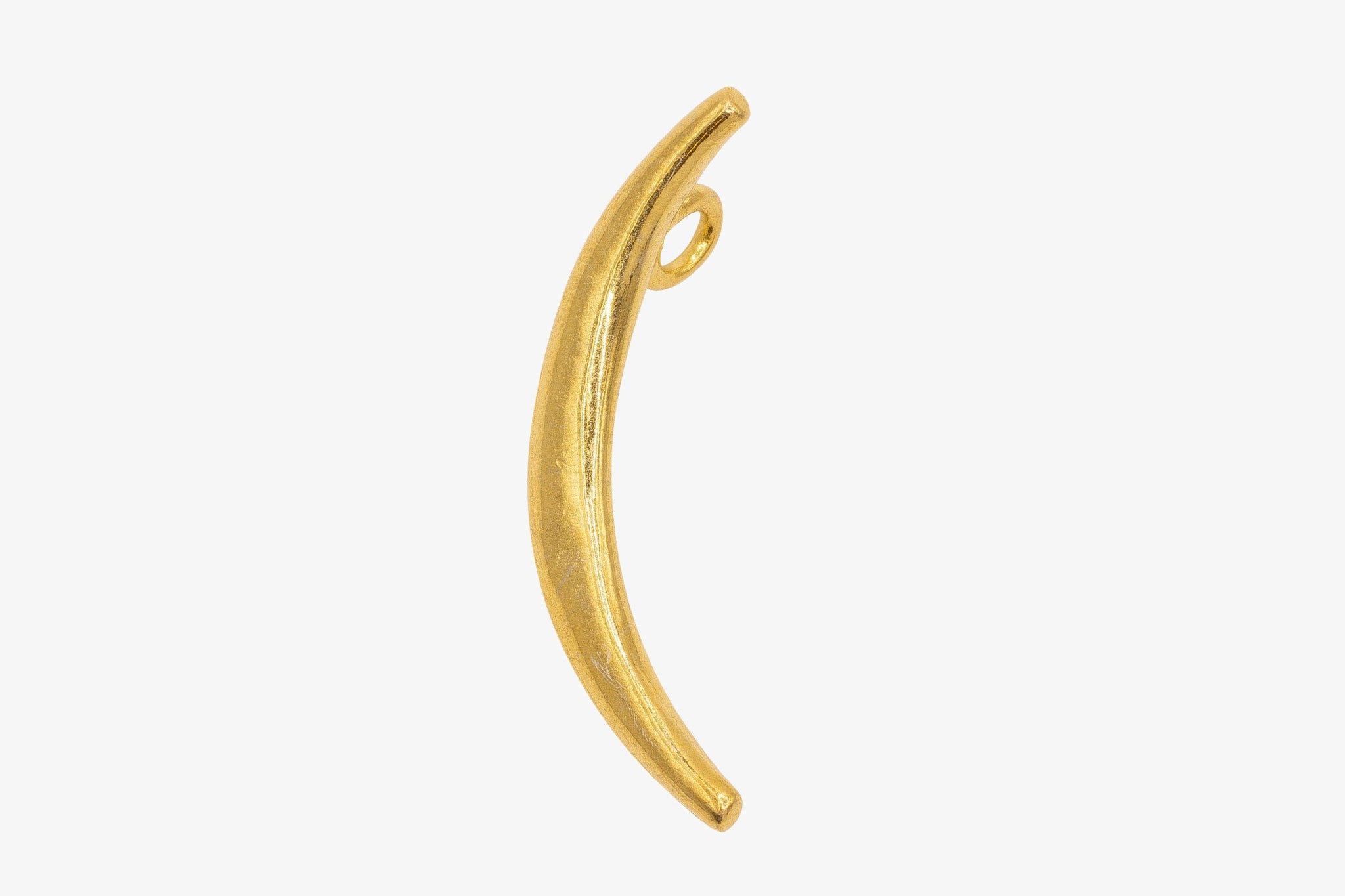 Thin Crescent Moon Charm Wholesale 14K Gold, Solid 14K Gold, 285G - HarperCrown