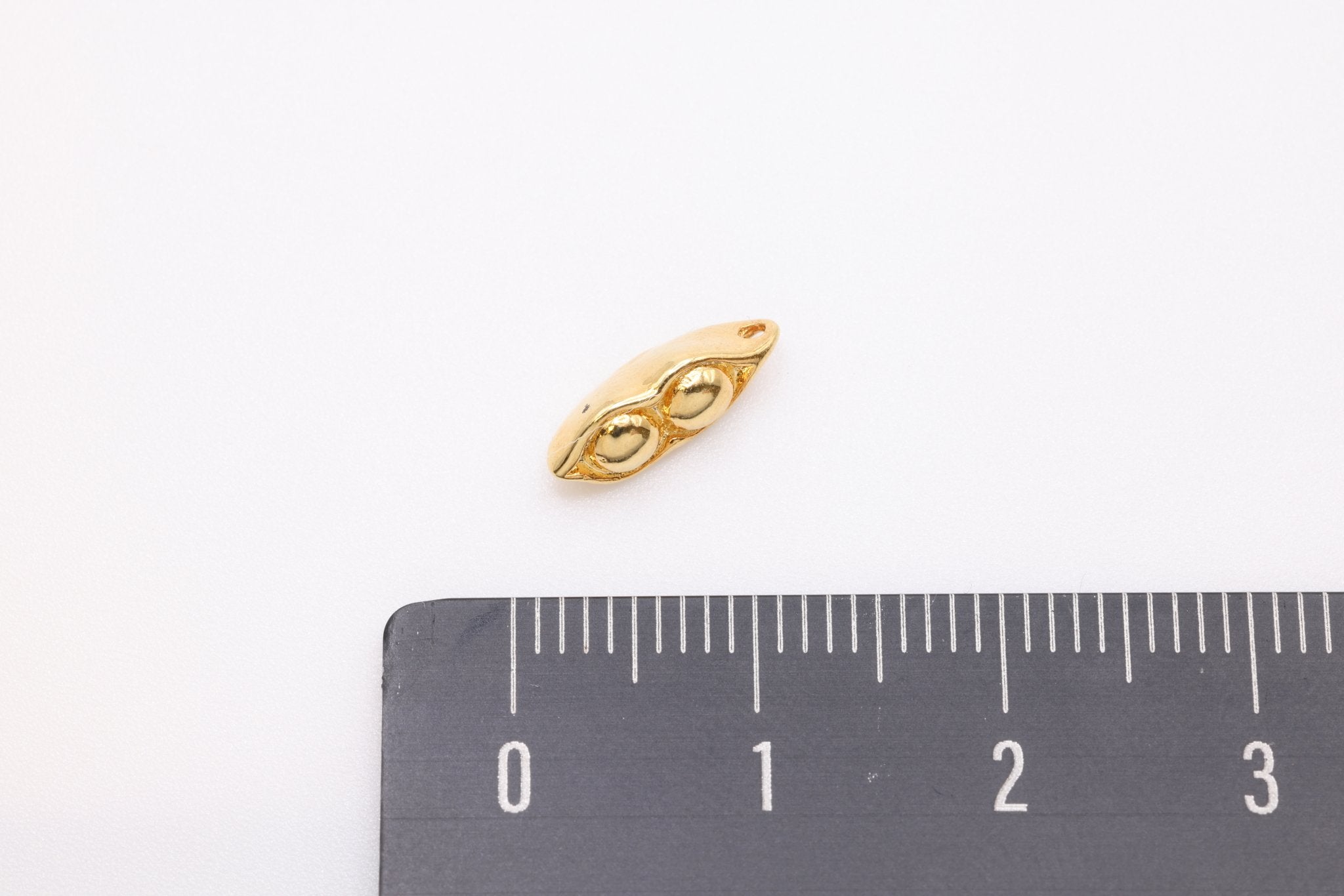 Two Peas in a Pod Charm Wholesale 14K Gold, Solid 14K Gold, 347G - HarperCrown