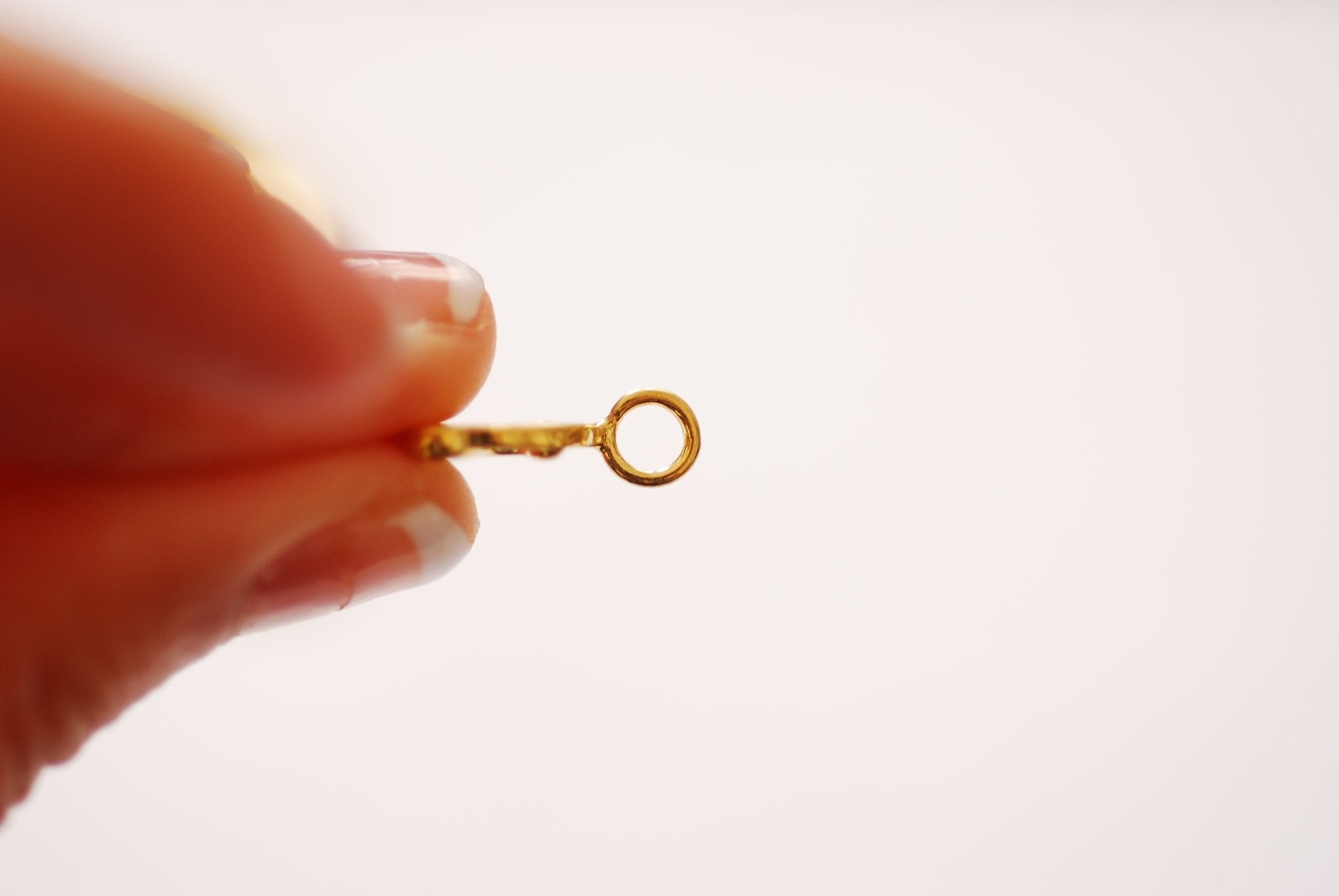 Vermeil Gold or Sterling Silver Crescent Moon Snake Charm - 18k gold plated Crescent Moon Star Snake Celestial Astrology Charm, 544 - HarperCrown