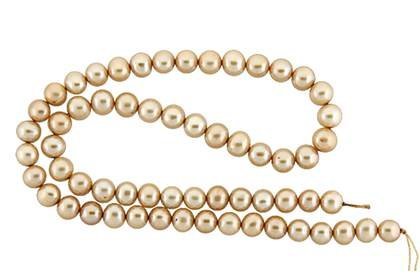 Wholesale Freshwater Pearl Champagne 6-7mm Graduated Potato Pearls - HarperCrown