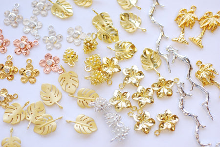 Wholesale Plant Life, Flower, Leaf Charms | HarperCrown