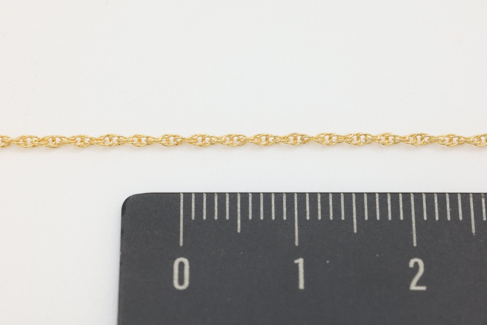 1.2mm Rope Chain, 14/20 Gold-Filled, Wholesale, Pay Per Foot, Bulk Uncut Spools For Jewelers - HarperCrown