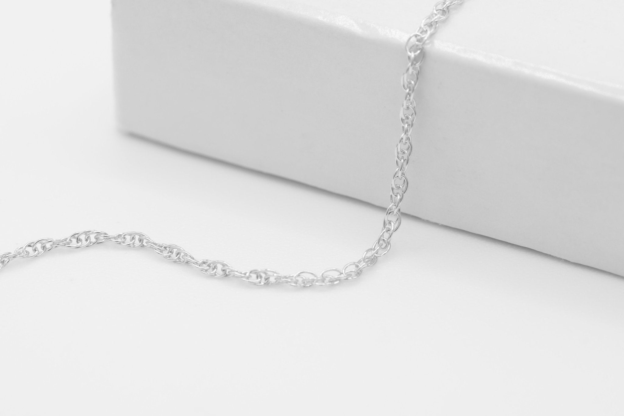 1.2mm Rope Chain, 925 Sterling Silver, Wholesale, Pay Per Foot, Bulk Uncut Spools For Jewelers - HarperCrown