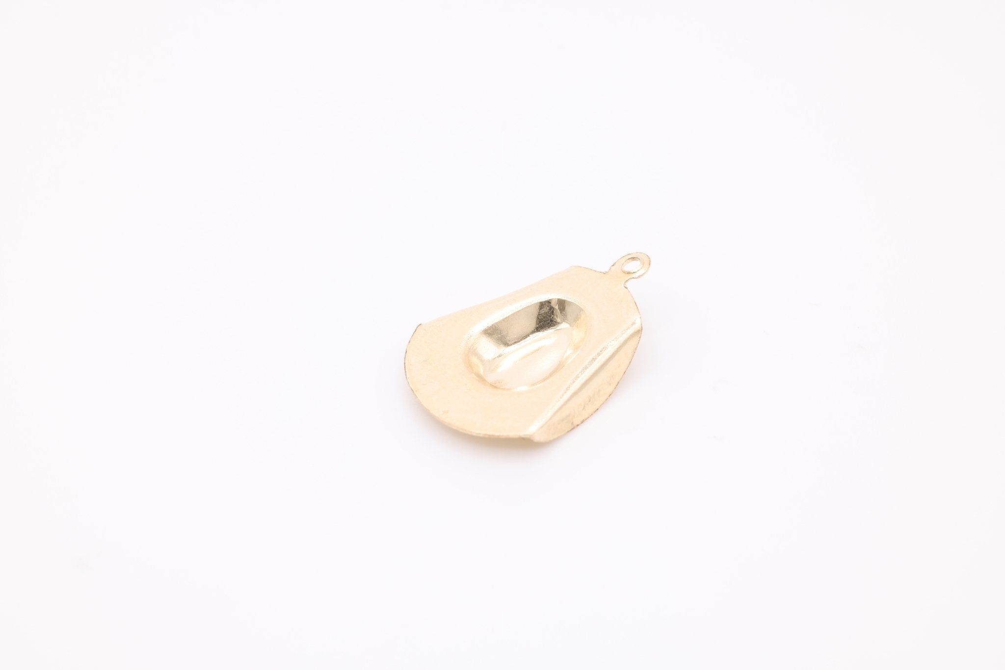 14K Gold-Filled Cowboy Hat Charm, Wholesale Jewelry Making Charm - HarperCrown