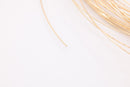 14k Gold Filled Wire, 20 Gauge 0.8mm, Gold Wire, Half Hard Jewelry Wire - HarperCrown