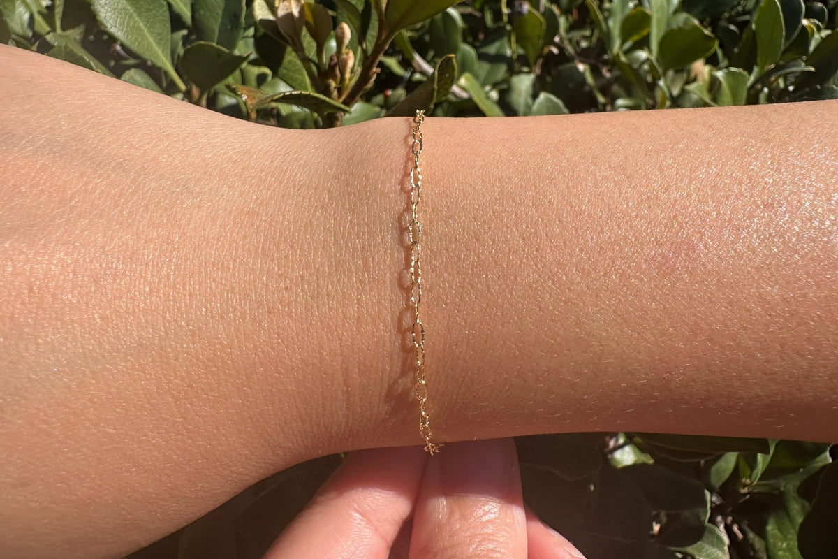 1.5mm x 3.6mm Double Dapped Chain, 14/20 Gold-Filled, Wholesale, Pay Per Foot, Jewelry Making Chain - HarperCrown