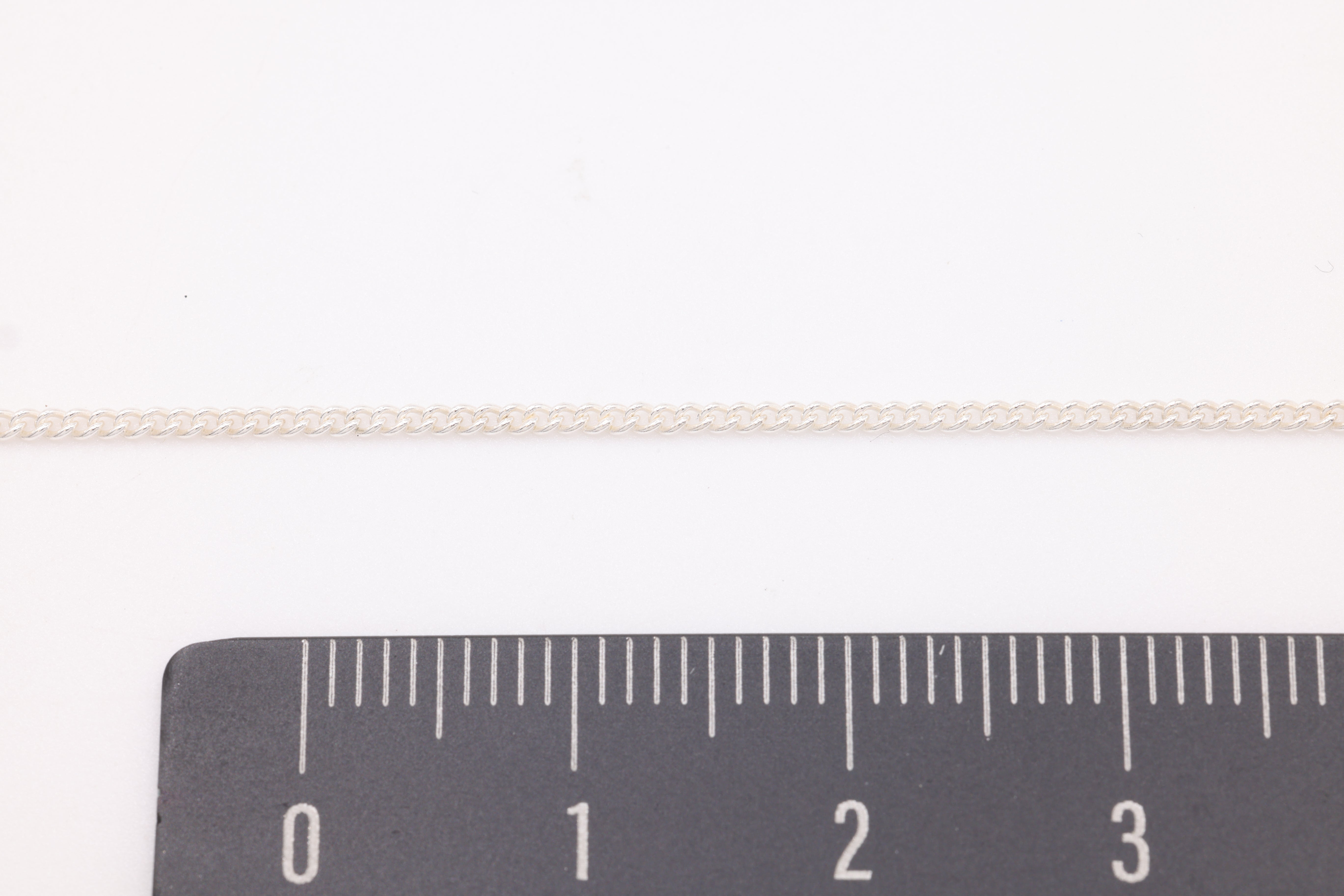1.2mm Curb Chain, 925 Sterling Silver, Bulk DIY Spool Pay Per Foot Jewelry Making Chain