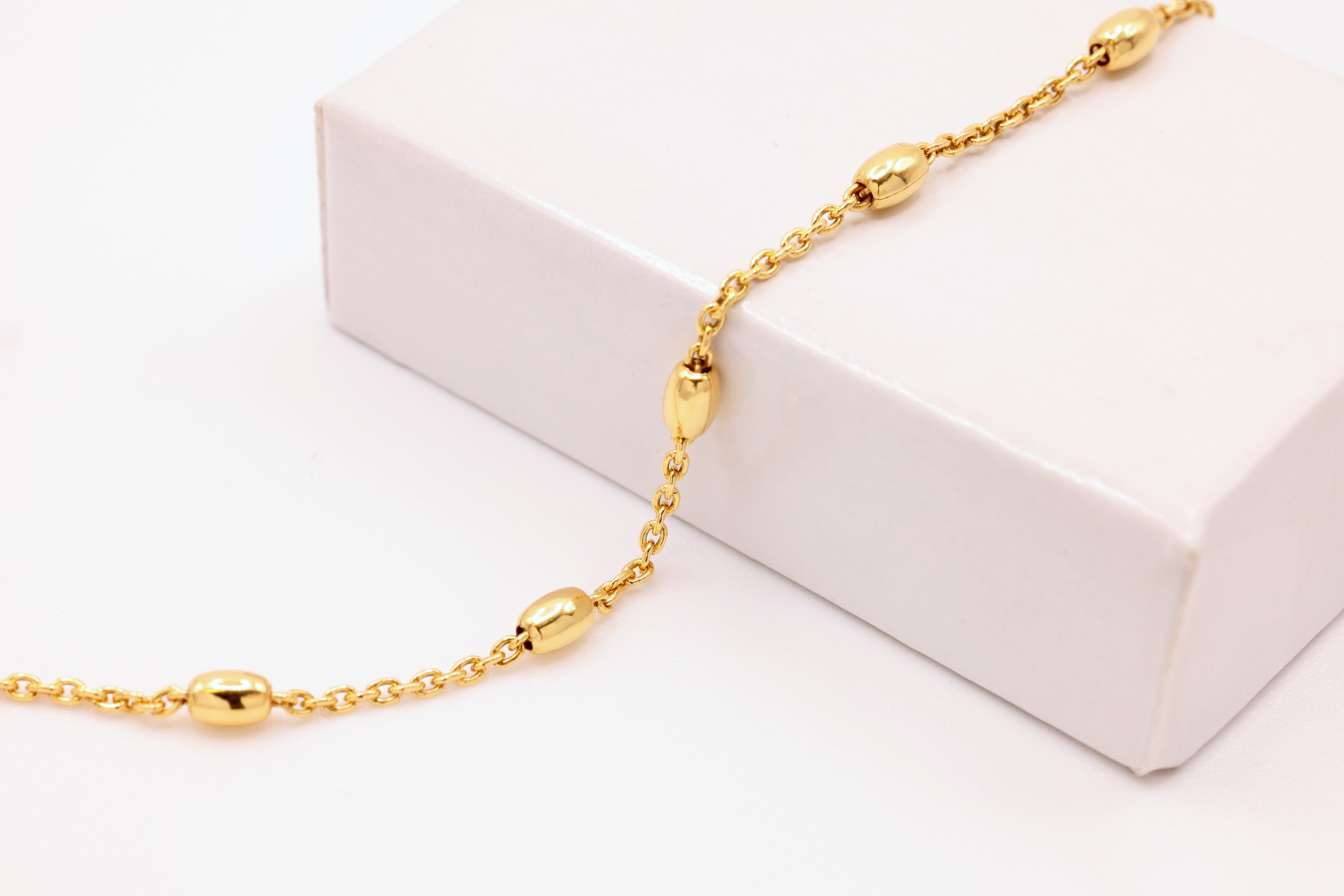 2.5mm Oval Bead Chain, 14/20 Gold-Filled, Wholesale, Pay Per Foot, Jewelry Making Chain