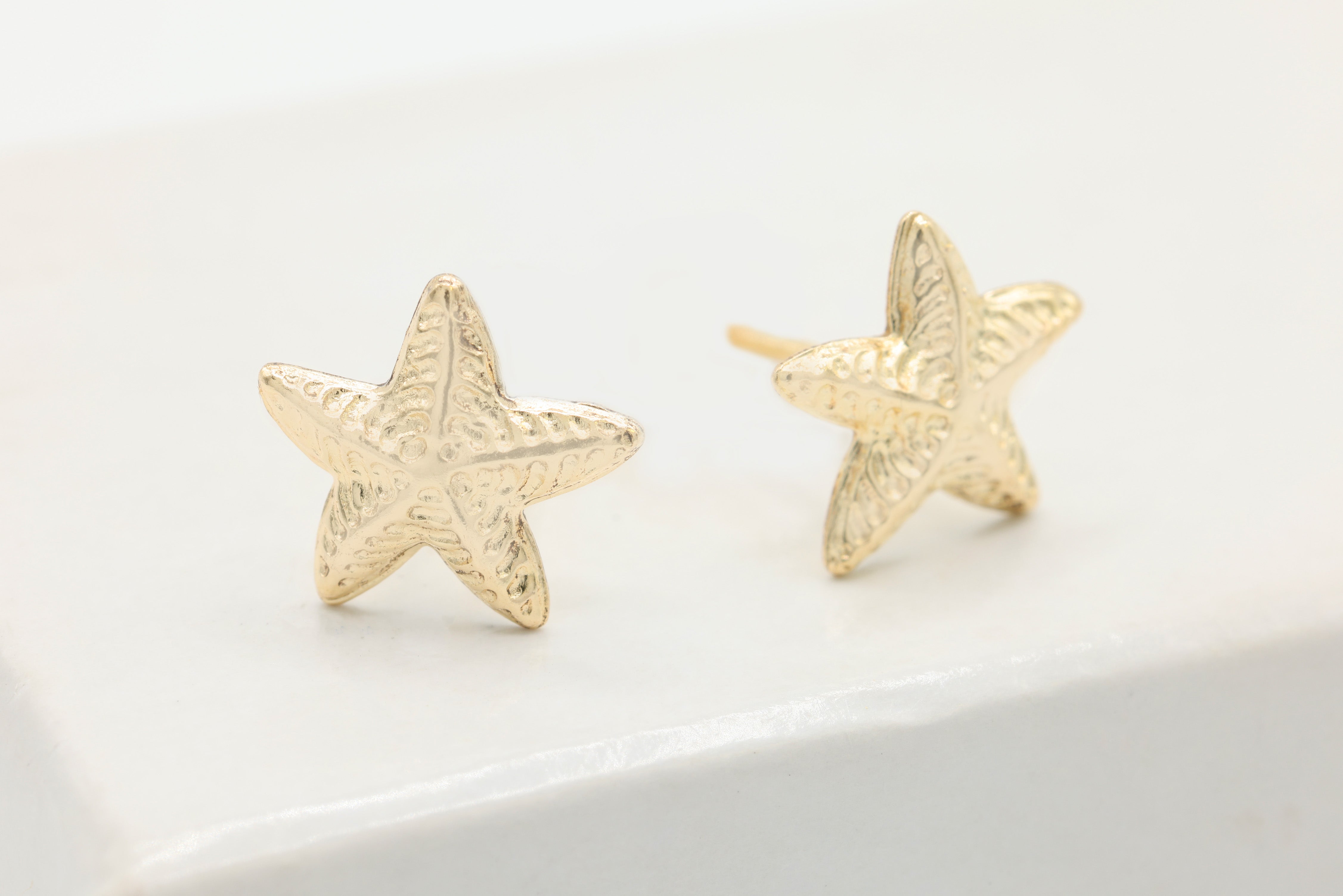 Starfish Stud Earring, 14/20 Gold-Filled, 10mm x 10mm, Wholesale, Pay Per Piece