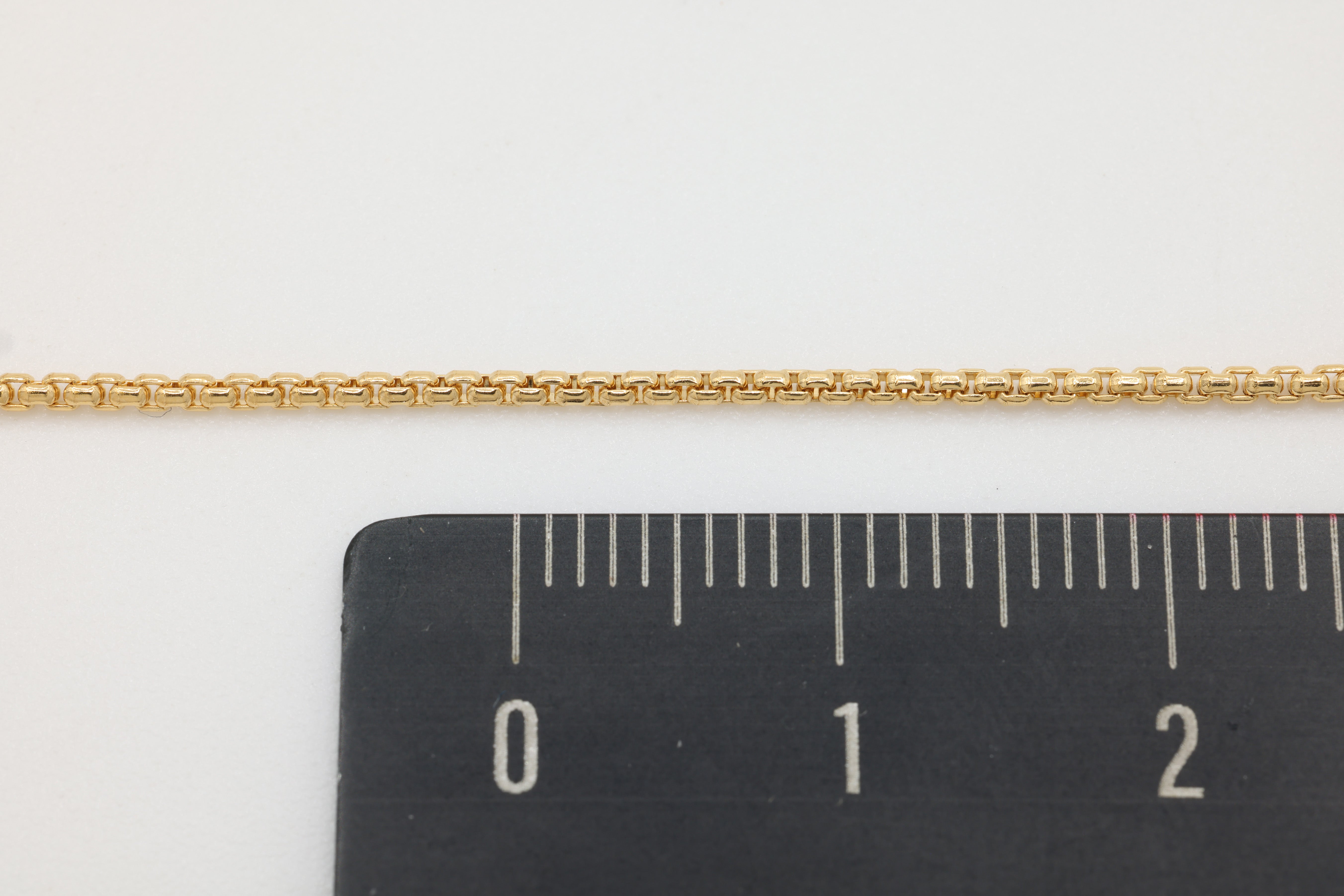 1.5mm Round Venetian Box Chain, 14/20 Gold-Filled, Wholesale, Pay Per Foot, Jewelry Making Chain
