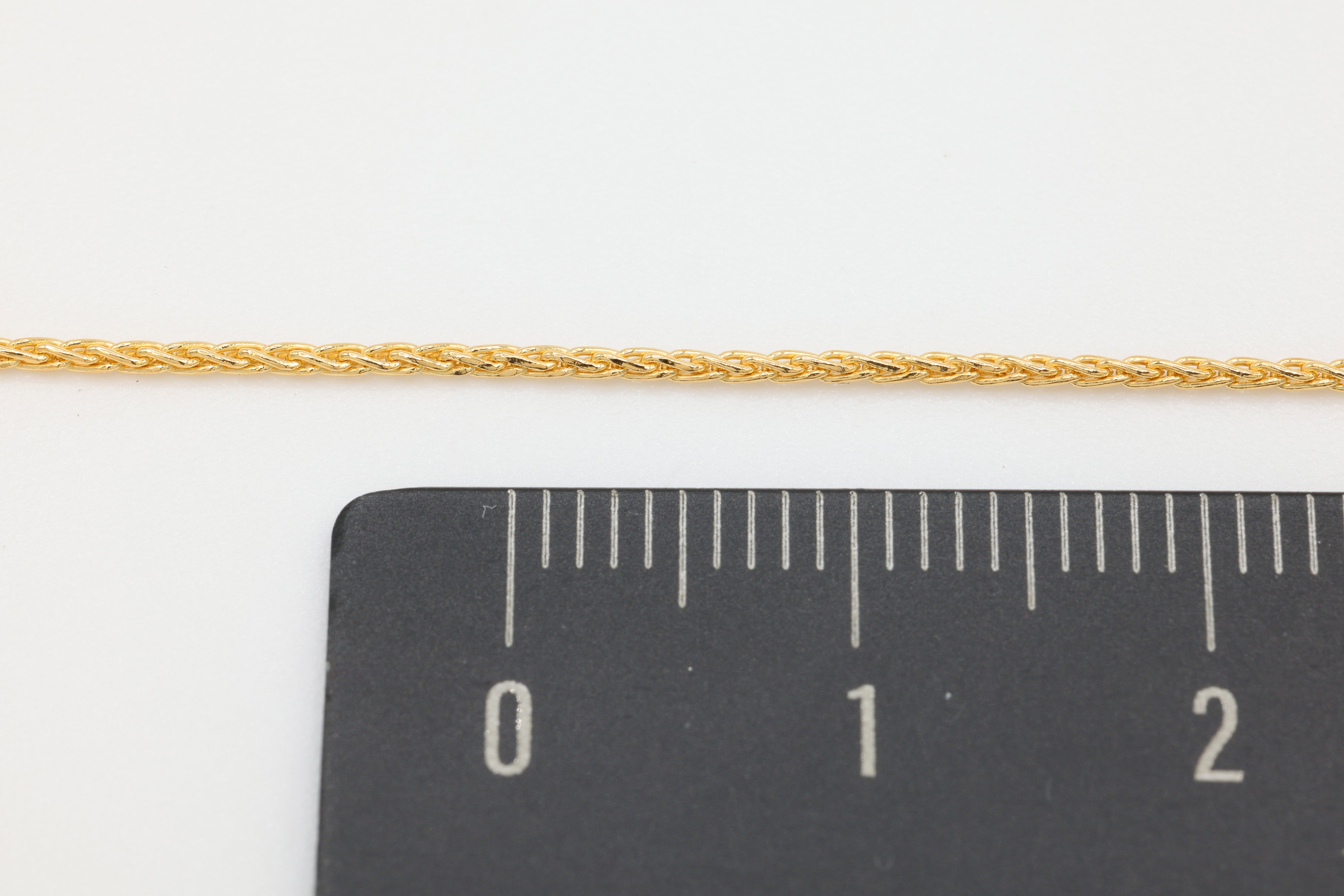 1mm Wheat Chain, 14/20 Gold-Filled, Wholesale, Pay Per Foot, Jewelry Making Chain