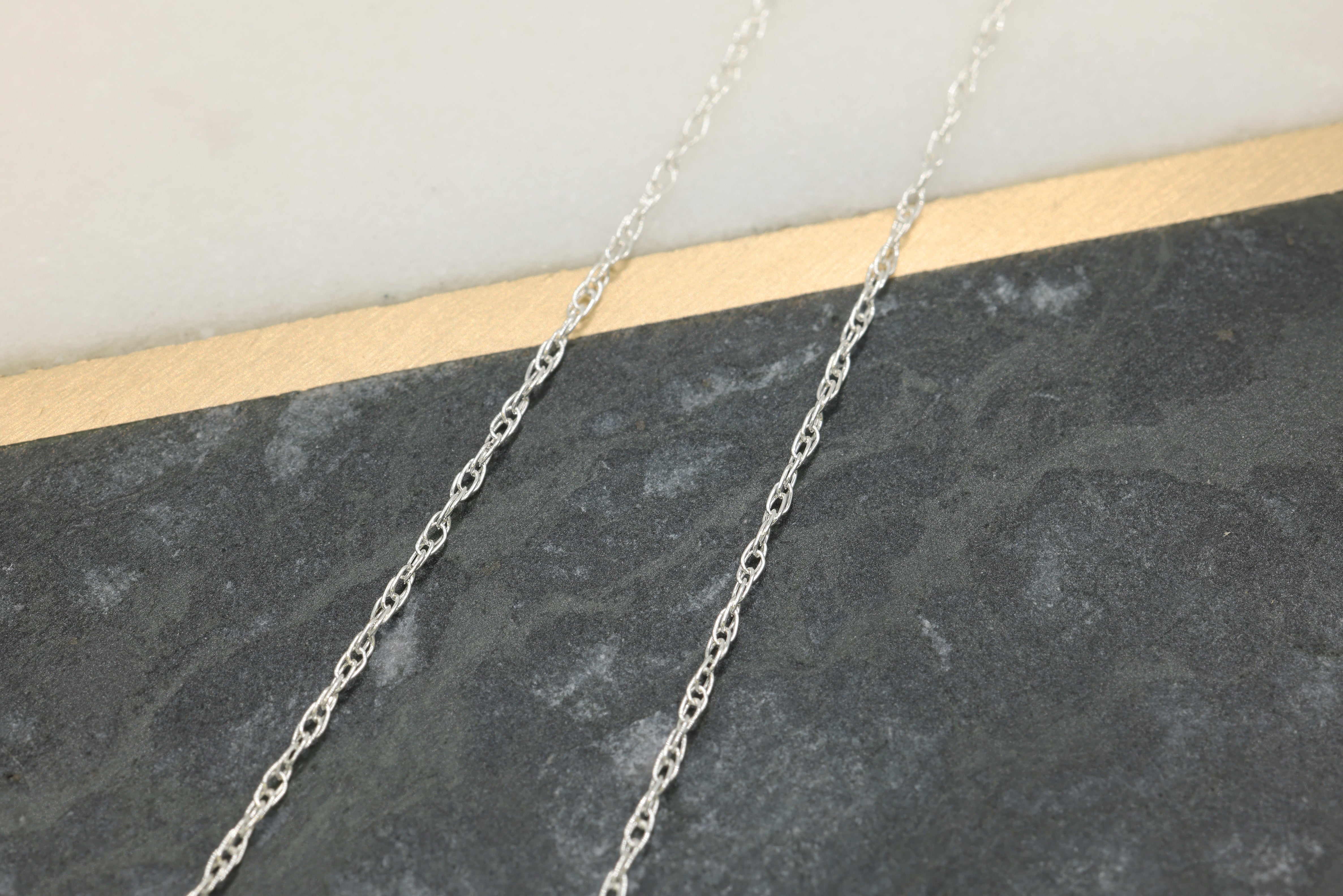 1.2mm Rope Chain, 925 Sterling Silver, Wholesale, Pay Per Foot, Bulk Uncut Spools For Jewelers