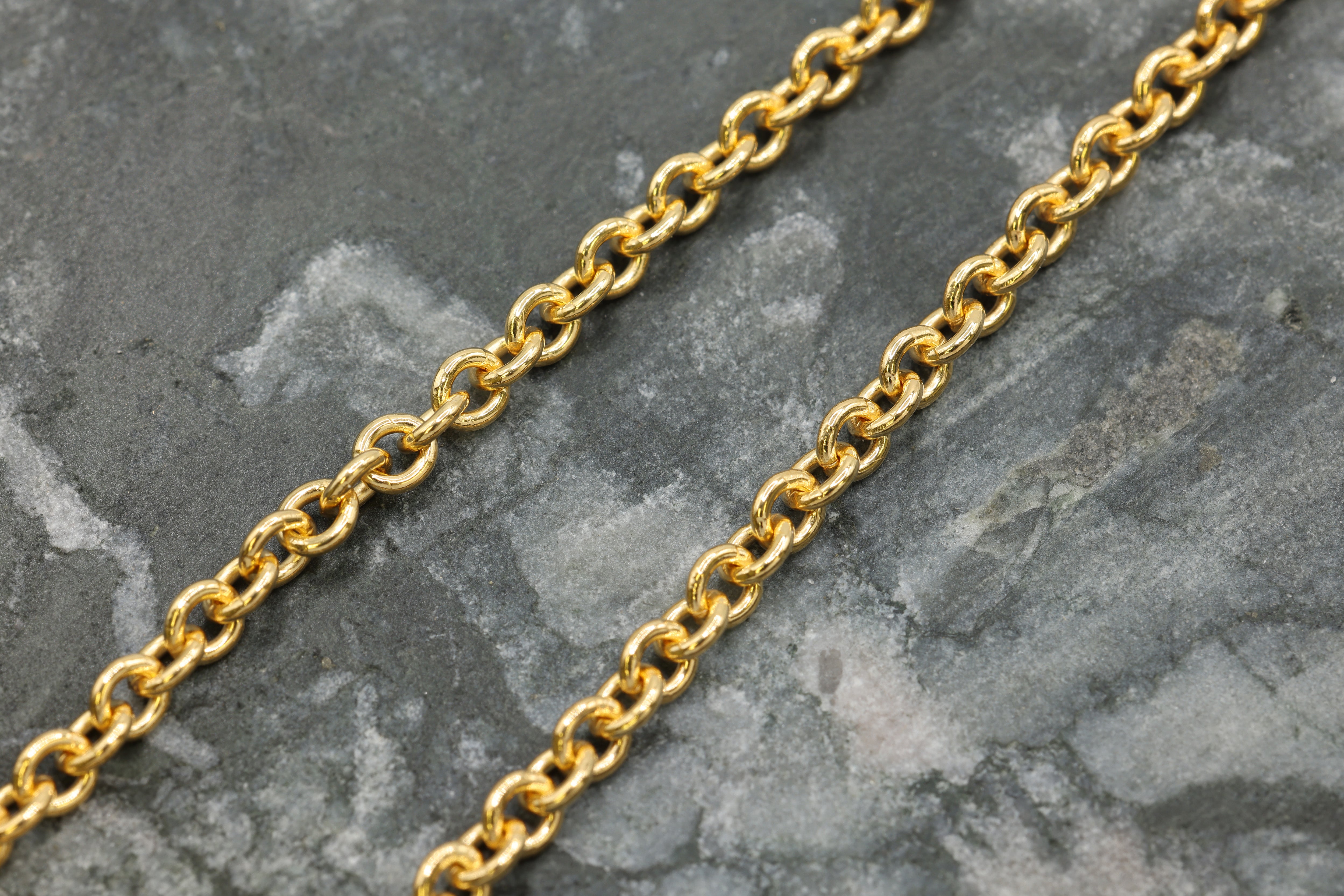 3.5mm Cable Chain, 14/20 Gold-Filled, Wholesale, Pay Per Foot, Jewelry Making Chain