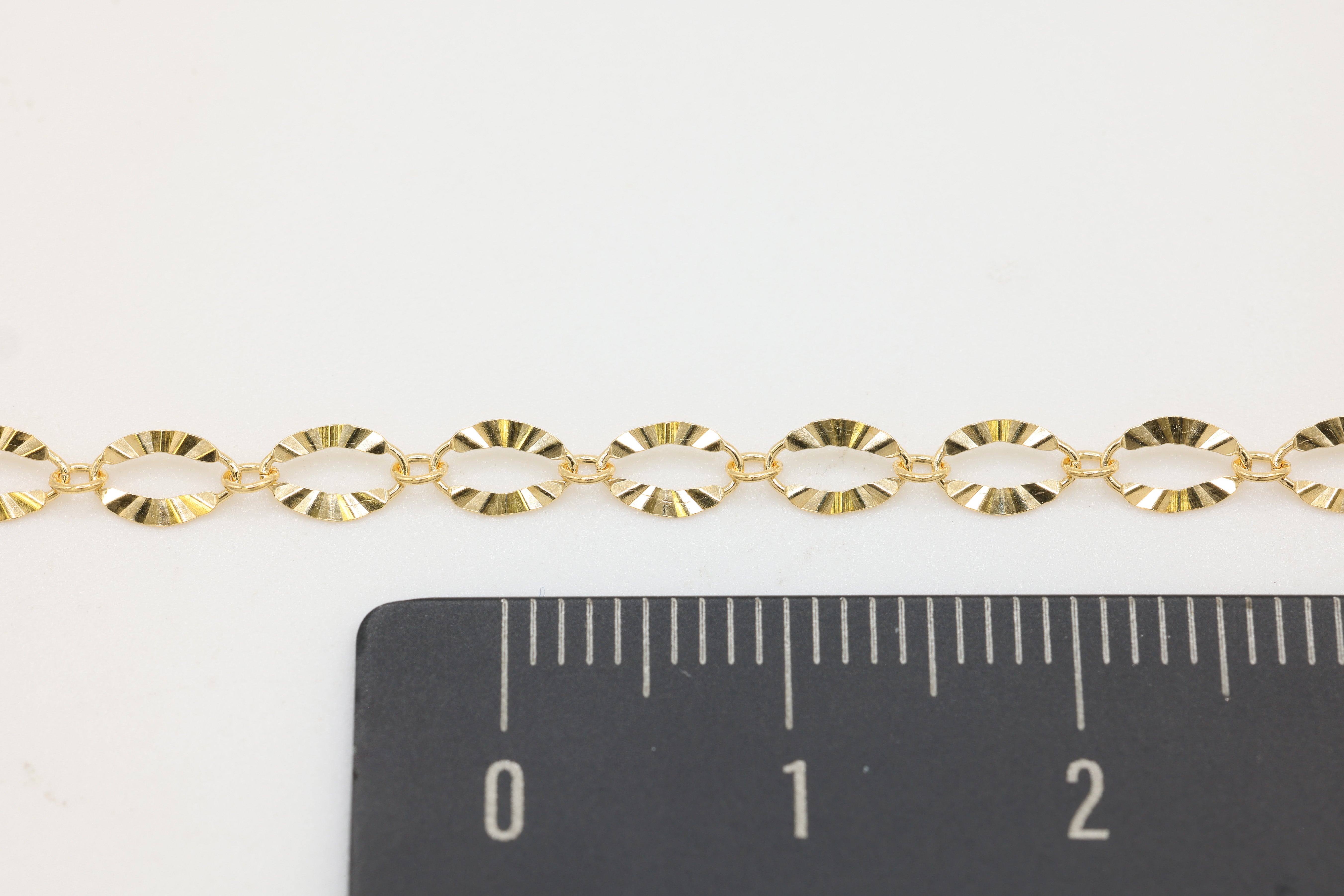 3.5mm x 5.5mm Starburst Cable Chain, 14/20 Gold-Filled, Wholesale, Pay Per Foot, Jewelry Making Chain