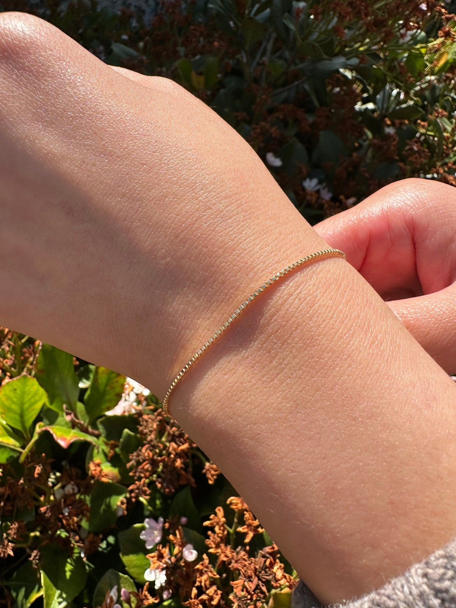 1mm Box Chain, 14/20 Gold - Filled, Wholesale, Pay Per Foot, Jewelry Making Chain - HarperCrown