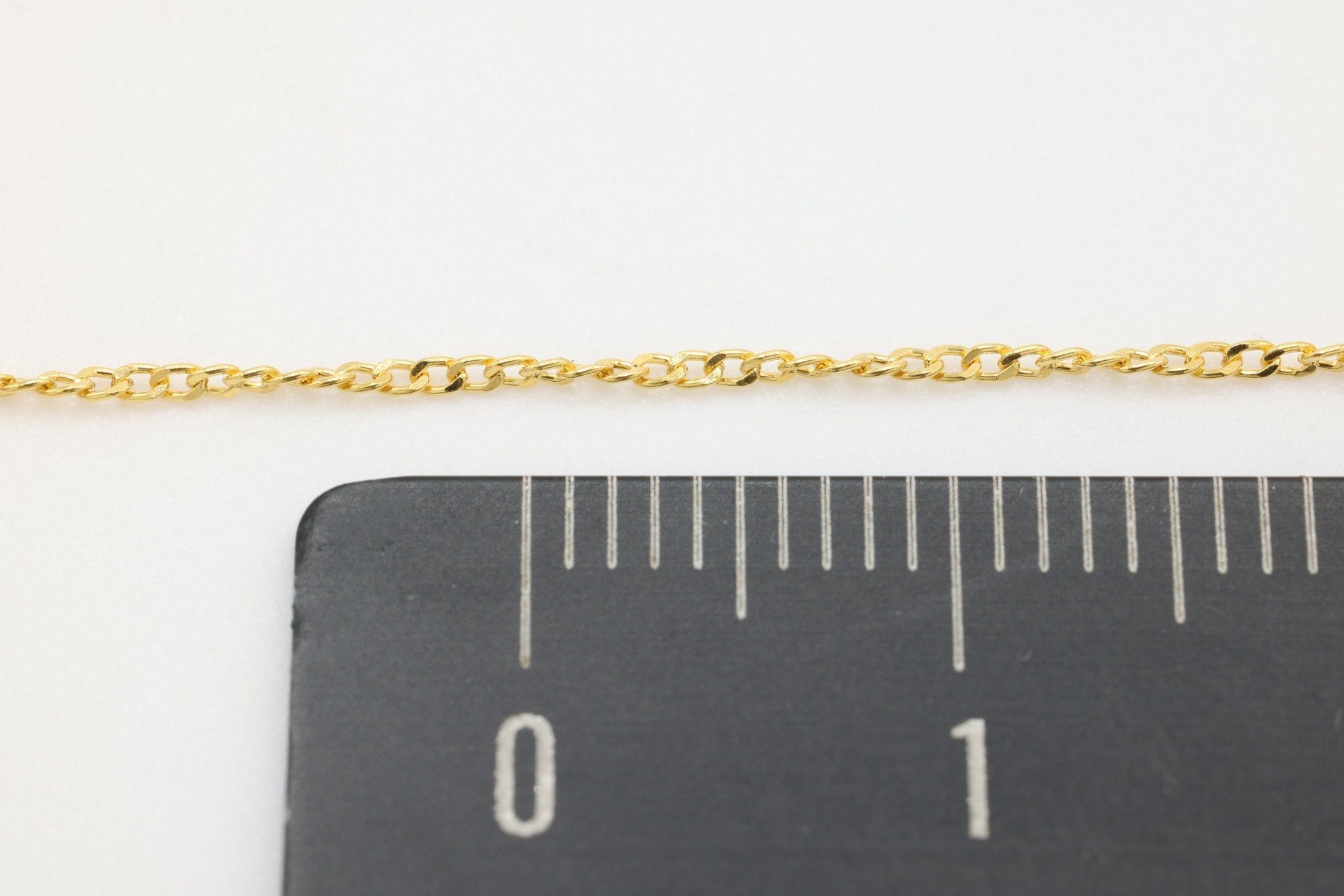 1mm Singapore Chain, 14/20 Gold - Filled, Wholesale, Pay Per Foot, Jewelry Making Chain - HarperCrown