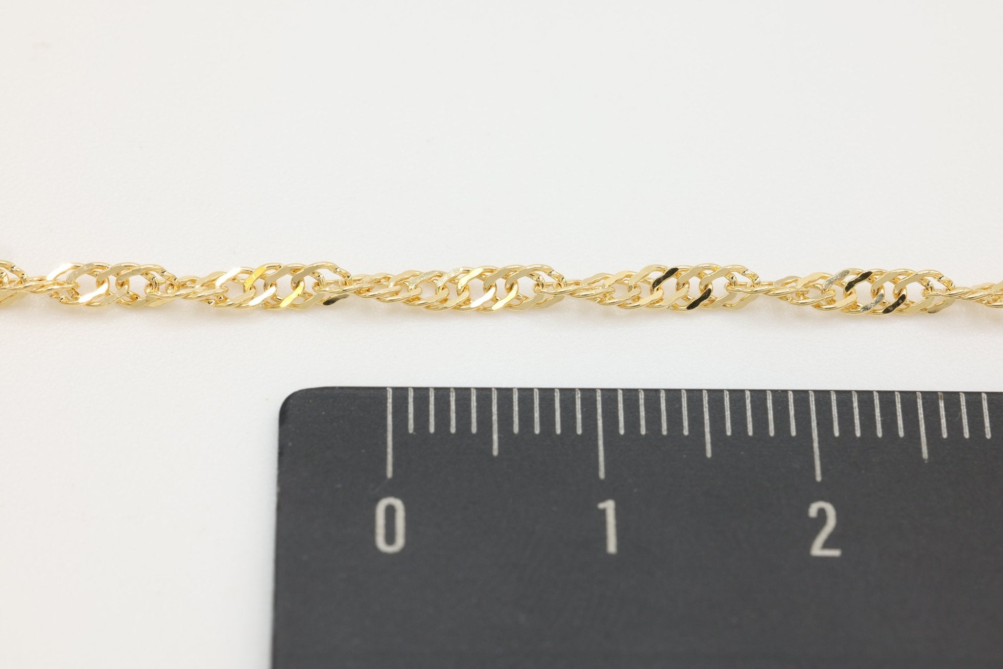 2.3mm Double Rope Chain, 14/20 Gold-Filled, Wholesale, Pay Per Foot, Jewelry Making Chain - HarperCrown