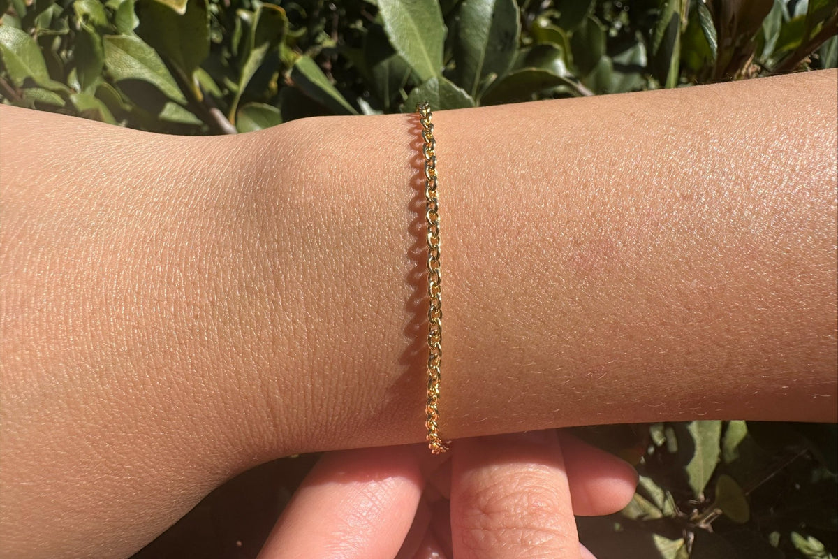 2.4mm Cable Chain, 14/20 Gold-Filled, Wholesale, Pay Per Foot, Jewelry Making Chain - HarperCrown