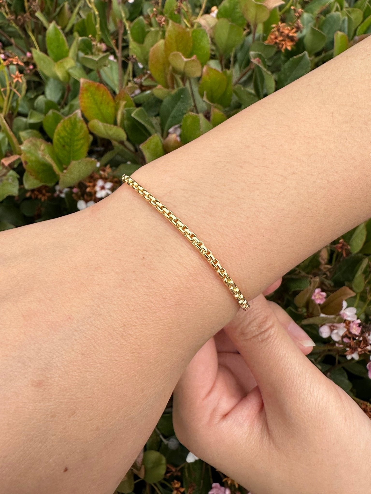 2.6mm Round Venetian Box Chain, 14/20 Gold - Filled, Wholesale, Pay Per Foot, Jewelry Making Chain - HarperCrown