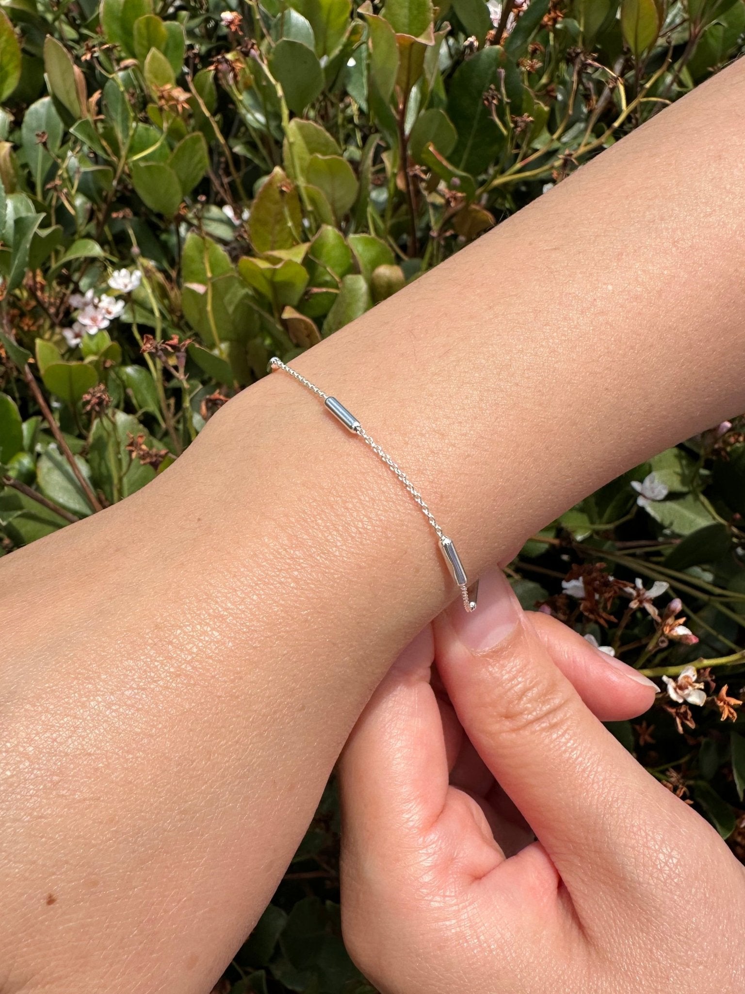 2mm x 8mm Satellite Tube Chain, 925 Sterling Silver, Wholesale, Pay Per Foot, Jewelry Making Chain - HarperCrown