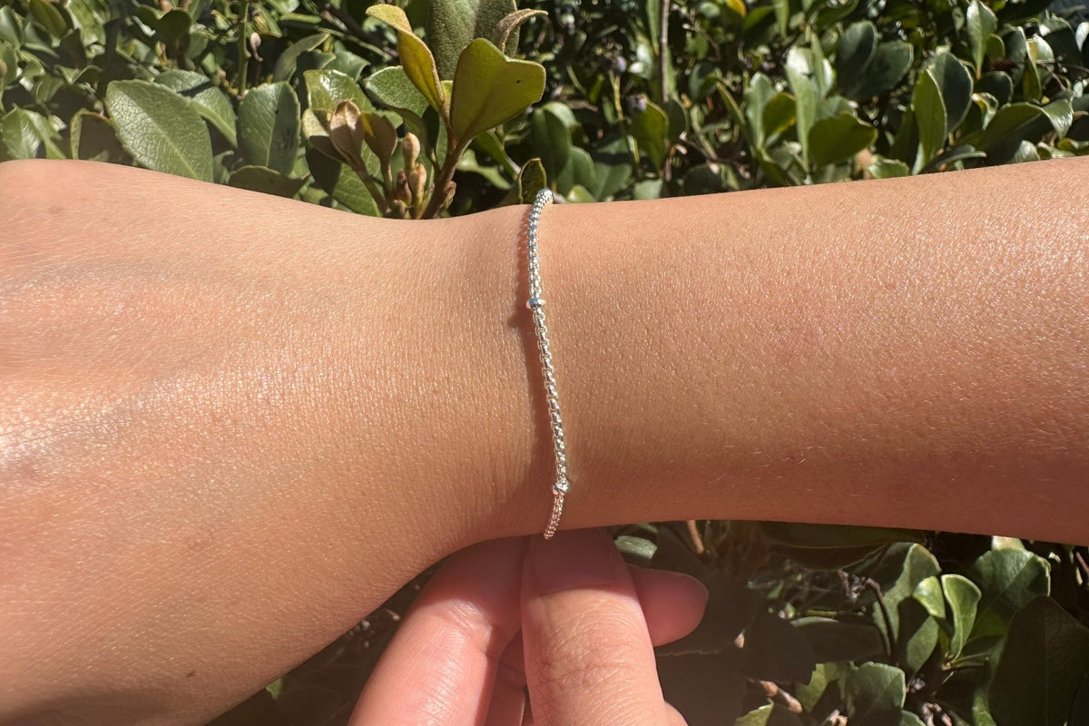 3mm Satellite Rolo Chain, 925 Sterling Silver, Wholesale, Pay Per Foot, Rondelle, Jewelry Making Chain - HarperCrown