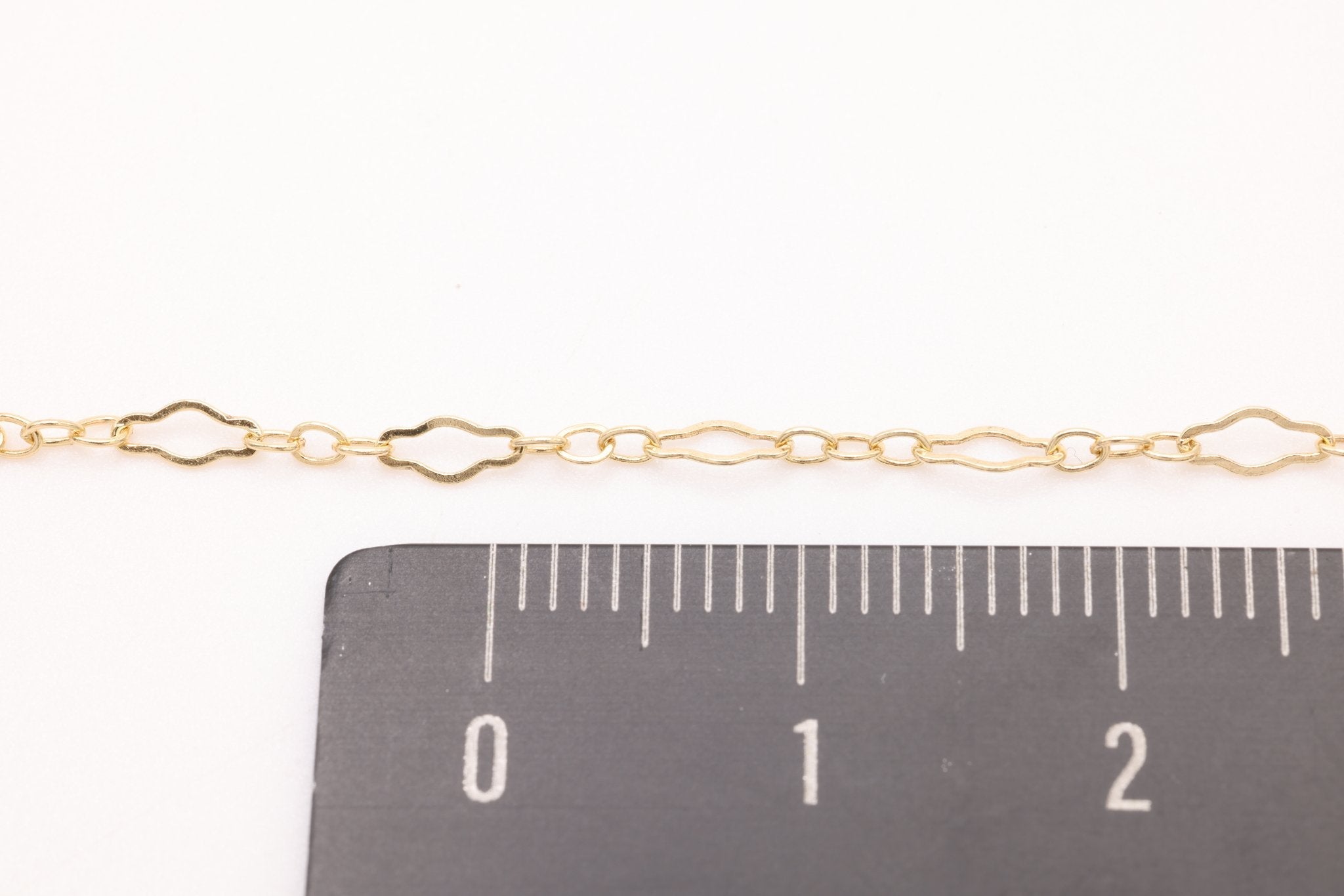 3mm x 5mm Long & Short Necklace, 14/20 Gold - Filled, Wholesale, Finished and Ready to Wear - HarperCrown
