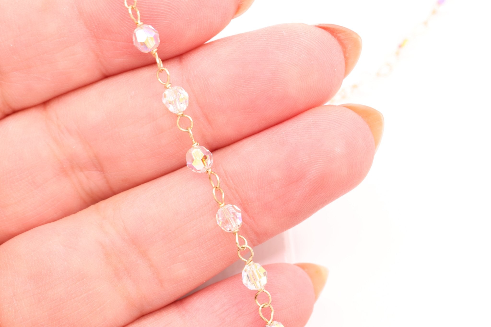 4mm CZ Chain, 14/20 Gold - Filled, Wholesale, Pay Per Foot - HarperCrown