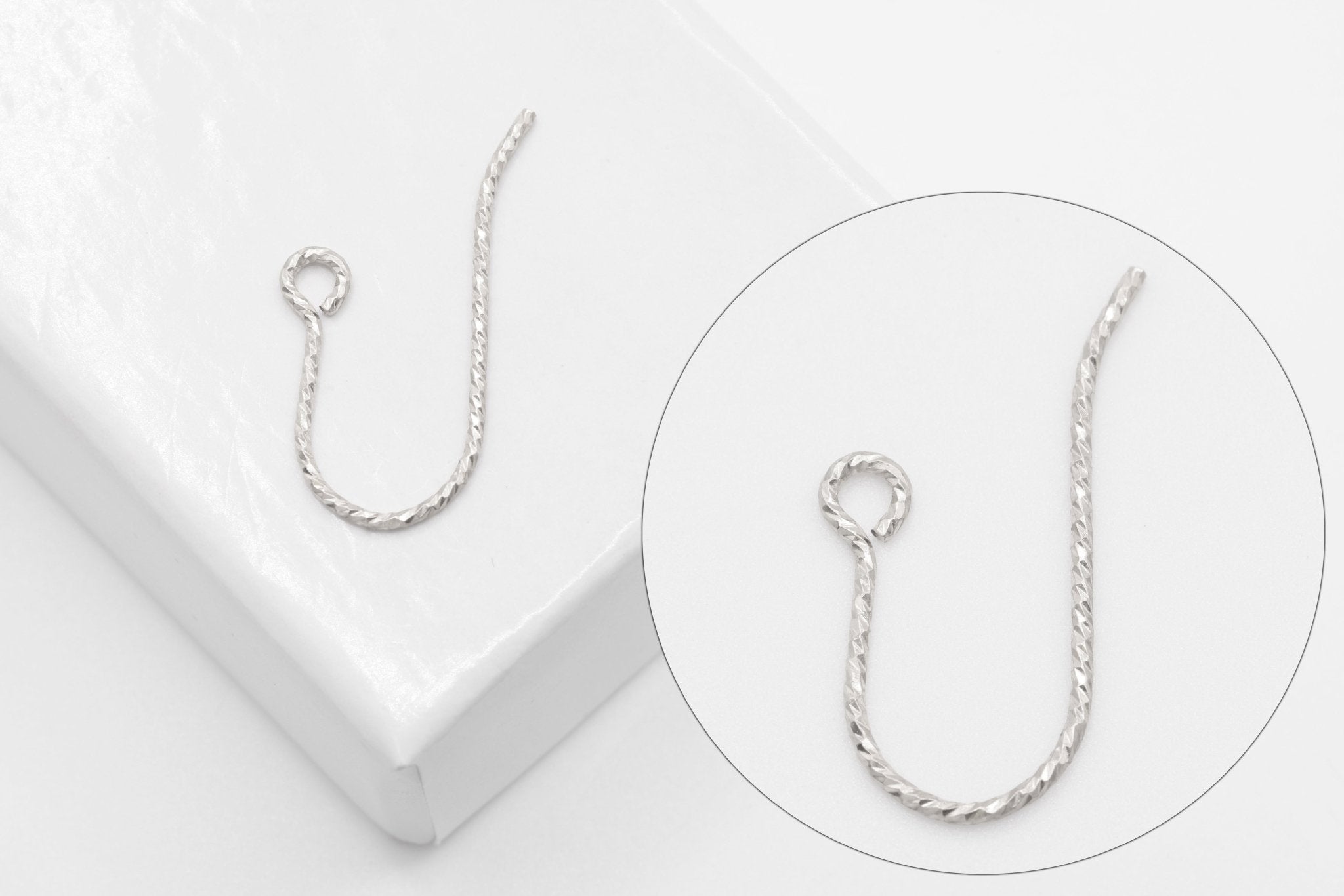 925 Sterling Silver Ear Wire Sparkle Earring - HarperCrown