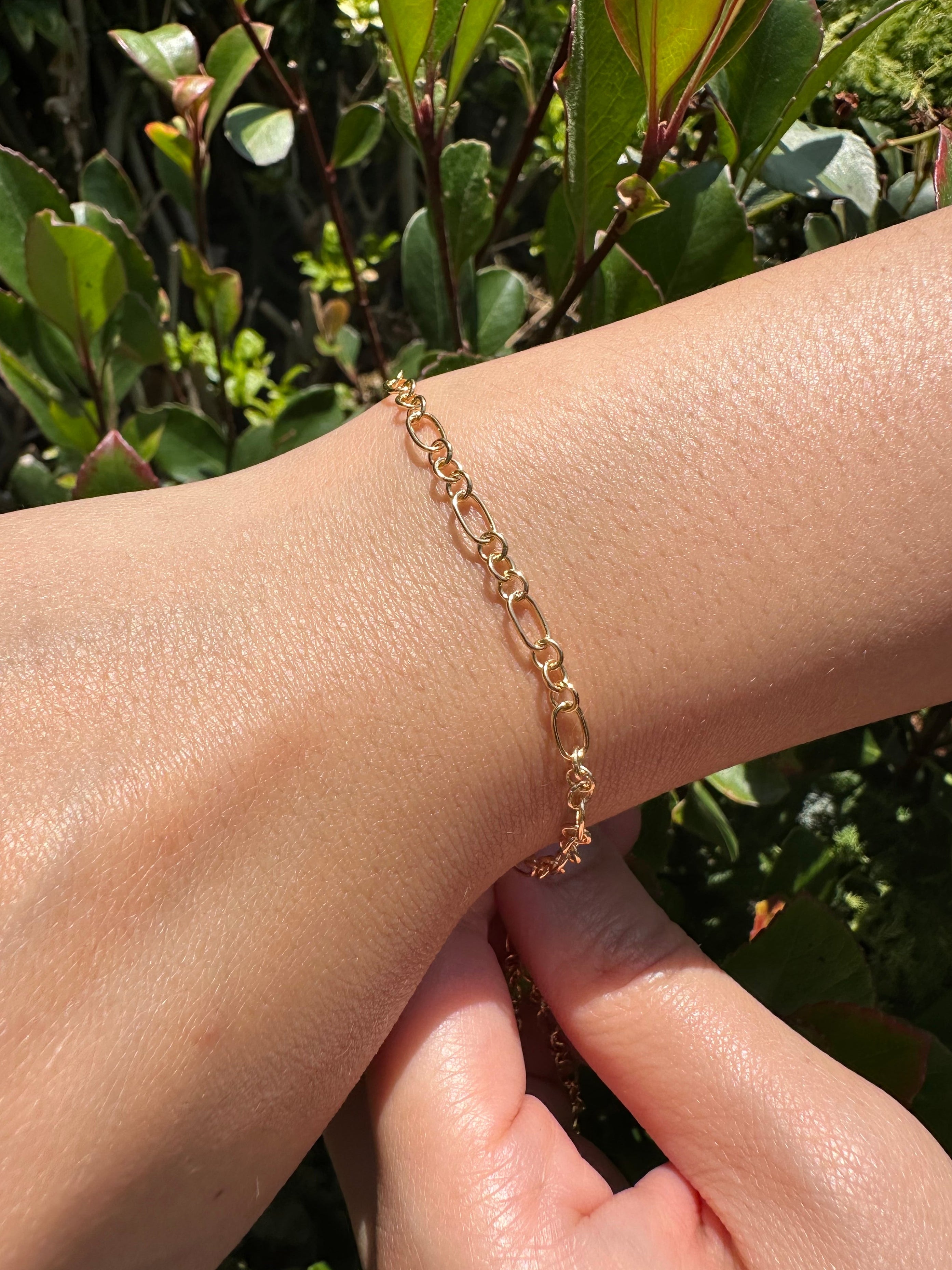 3.5mm x 6mm 3 Long & 1 Short Chain, 14/20 Gold-Filled, Wholesale, Pay Per Foot, Jewelry Making Chain