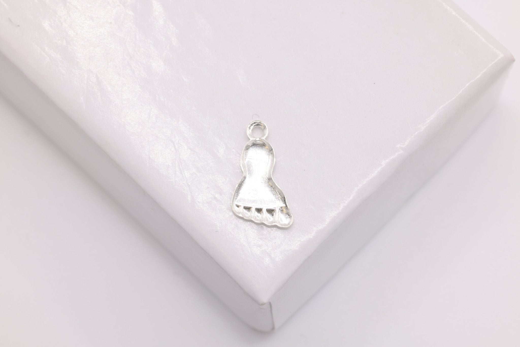 Baby Feet Charm, 925 Sterling Silver, Wholesale - HarperCrown