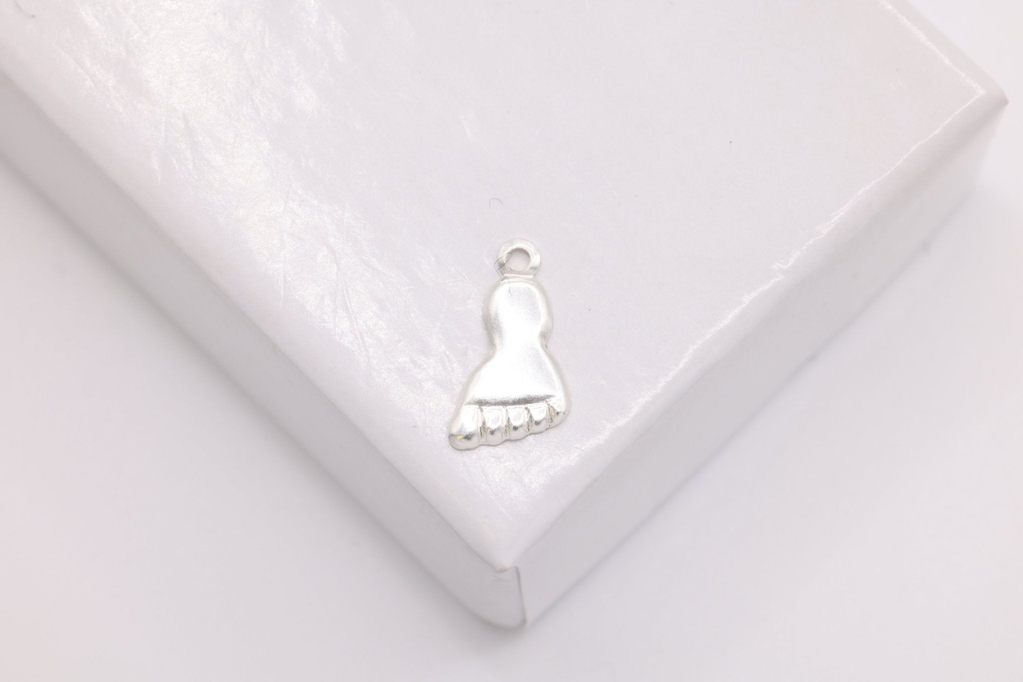 Baby Feet Charm, 925 Sterling Silver, Wholesale - HarperCrown
