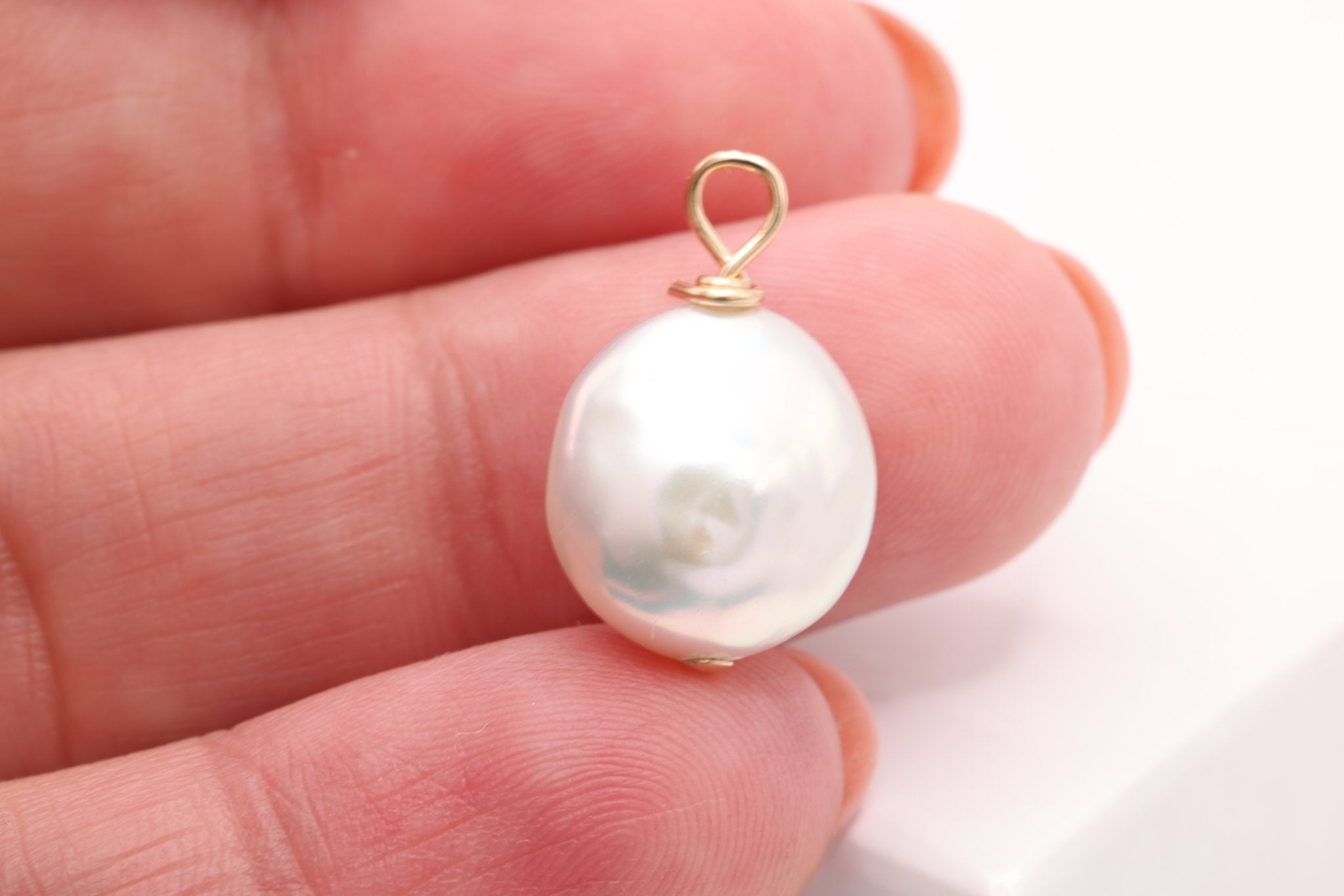 Pearl Wire Wrapped Drops Pearl Wire Wrapped Drops