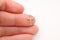 Gold-Filled Cross Connector Charm, 12mm x 8mm, Spacer Link Charm, Sideways Horizontal Cross - HarperCrown