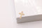 Gold-Filled Cross Connector Charm, 9mm x 6mm, Spacer Link Charm, Sideways Horizontal Cross - HarperCrown