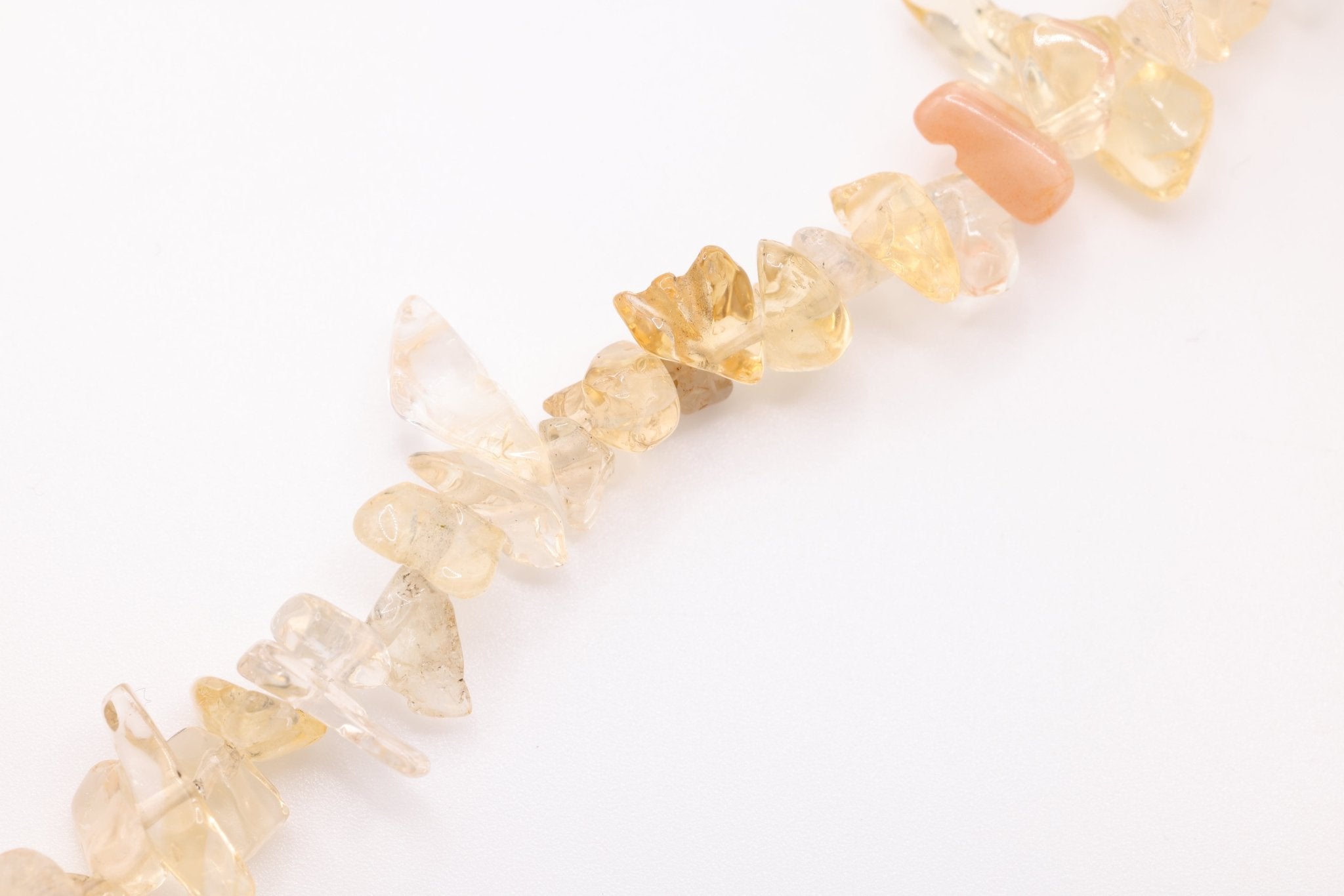 November Stone Connector Charm, Wholesale, 14/20 Gold - Filled, Citrine Yellow Birthstone Gemstone Beads, Permanent Jewelry - HarperCrown