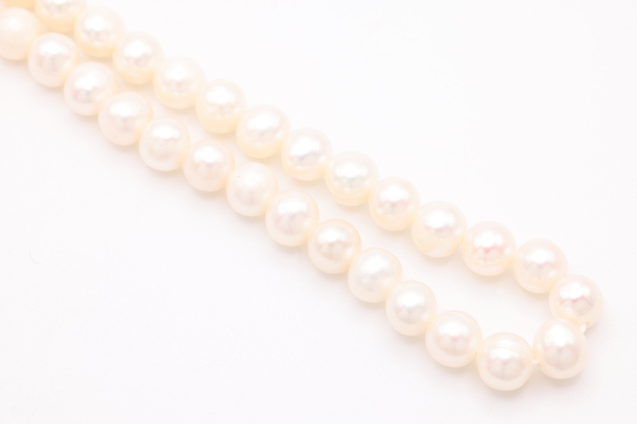 Potato Pearl Drop Charm, Sterling Silver, 10mm x 5mm, Wire Wrapped Pearl, Bulk DIY Wholesale Jewelry Making Charm - HarperCrown