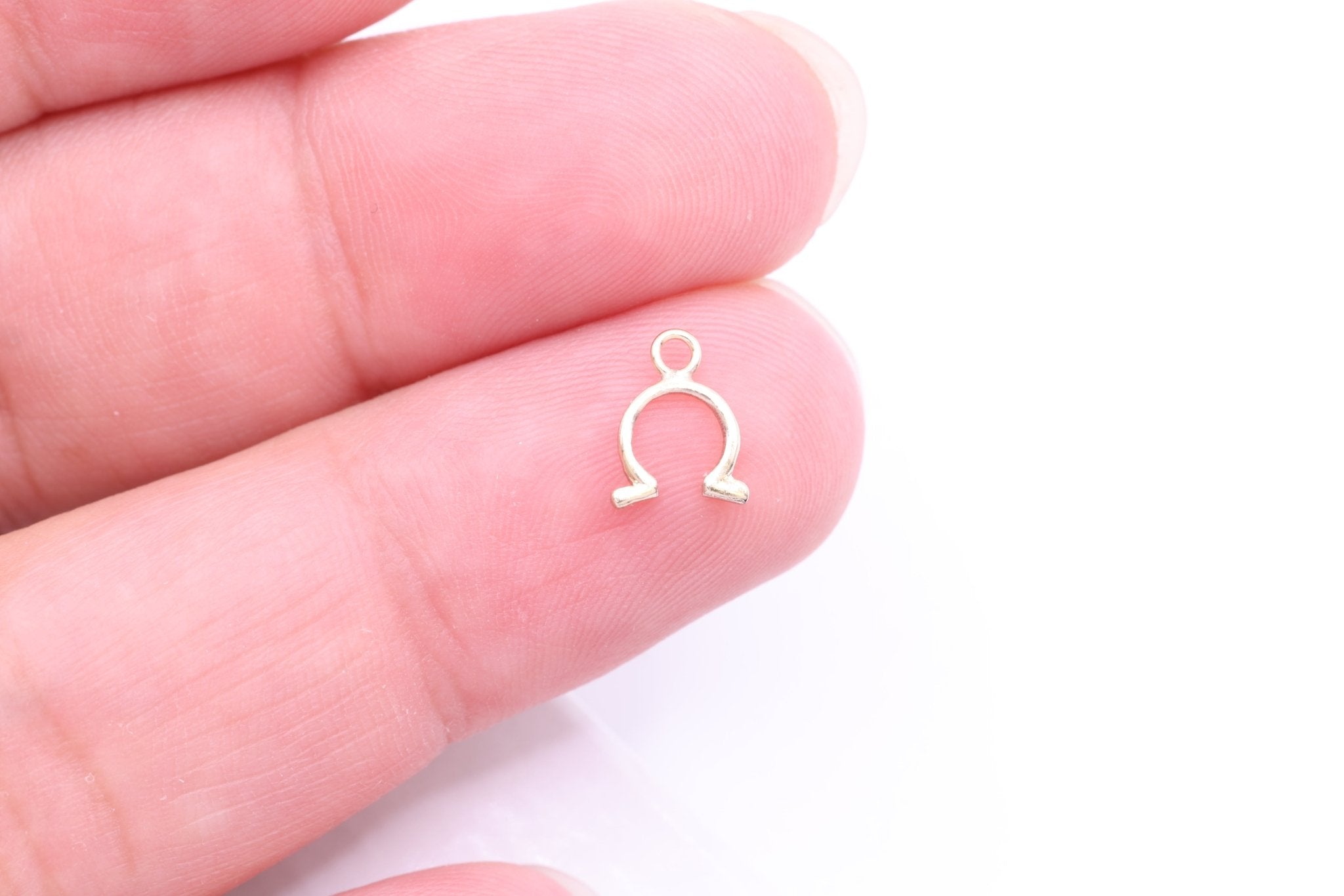 Small Omega Charm, Wholesale, 14/20 Gold - Filled, 9mm x 5mm - HarperCrown