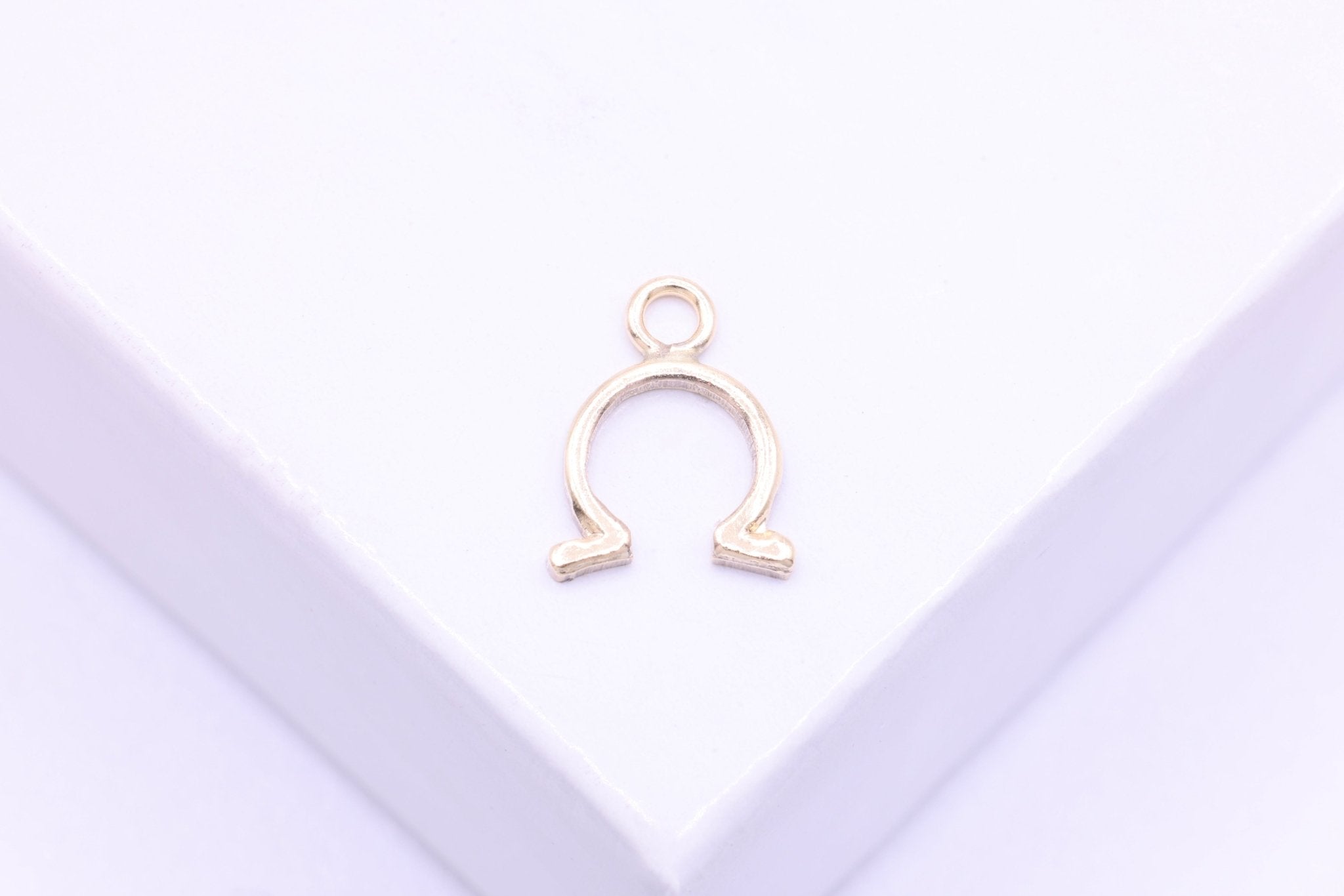 Small Omega Charm, Wholesale, 14/20 Gold - Filled, 9mm x 5mm - HarperCrown