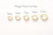 1 PAIR Gold Huggie Hoop Earrings Gold Sterling Silver Conch Hoop Cartilage Hoop Helix Hoop Tragus Hoop Dainty Hoop Earrings Thin Huggie Hoop - HarperCrown