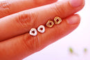 14k Gold Fill or 925 Sterling Silver Love Knot Stud Earrings Bridal Jewelry Gift for Her Gold Stud Earrings Dainty Minimalist Earrings - HarperCrown