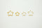 14k gold filled, 14k rose gold filled, or sterling silver Open Star Wire, Star connector link spacer, Star Jump Rings, 20 gauge wire, E151