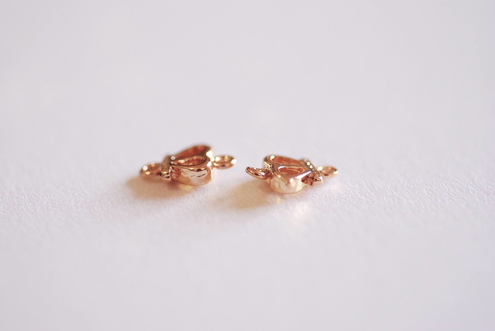 14k Gold Filled Crown Connector Charm- Gold Filled Crown Charm, Link, Spacer, Princess Crown, Royal Crown, Gold Filled Heart Connector Charm - HarperCrown