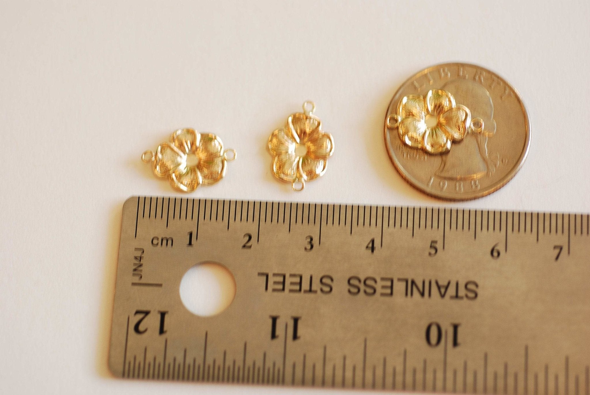 Flower charms wholesale deals